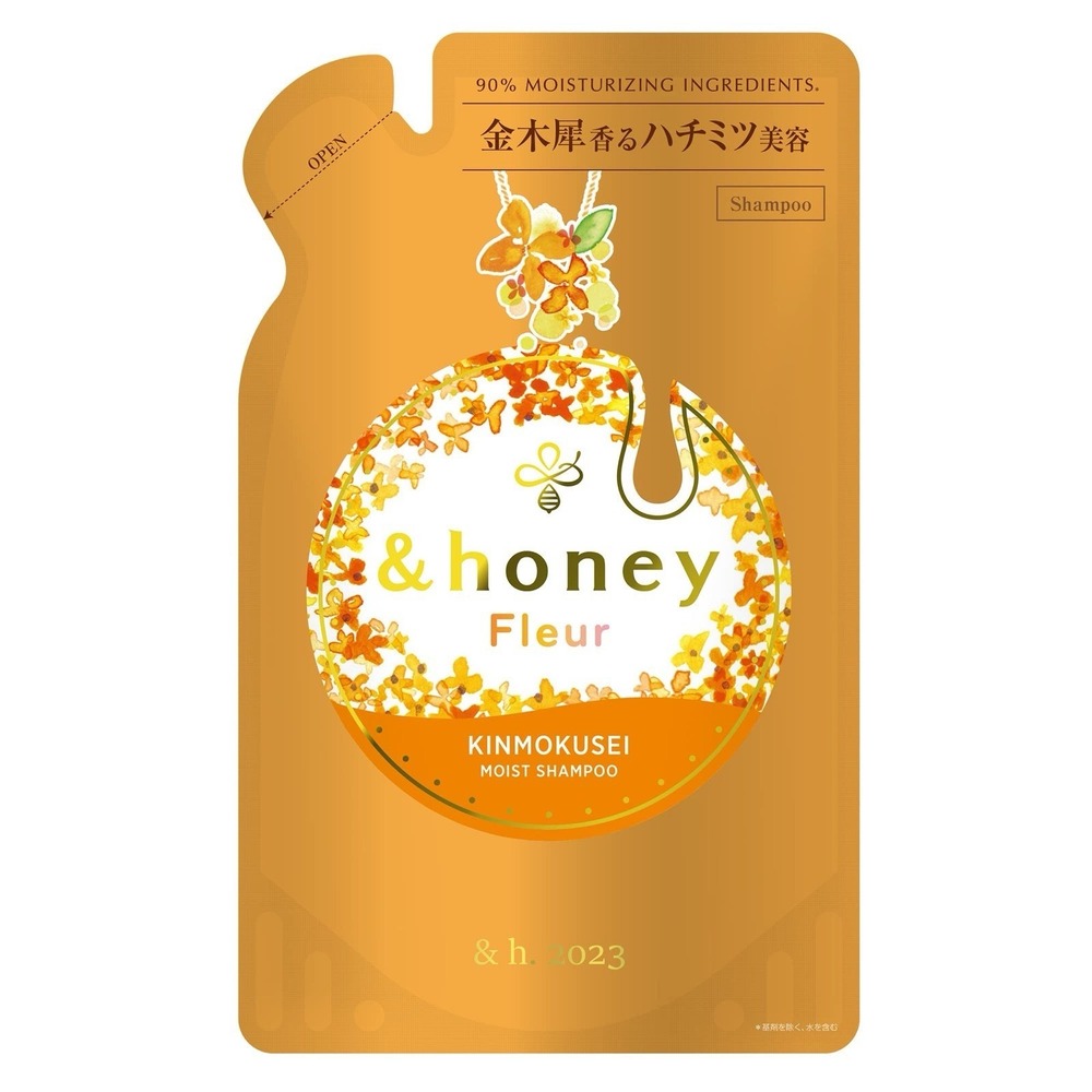 Fleur Moist Shampoo, Osmanthus Honey, (350ml)